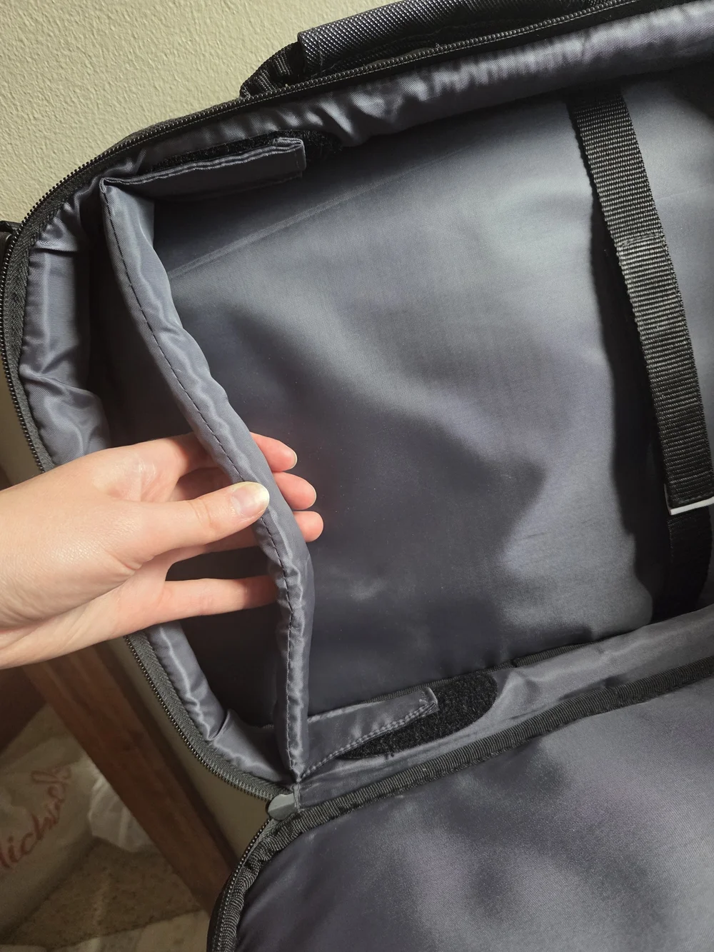Black Laptop Briefcase Bag - Compact Professional Carry